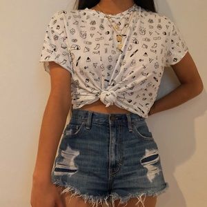 ZARA printed graphic tee